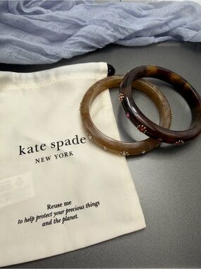 Kate Spade  Jeweled Bangles with dust bag #454BR